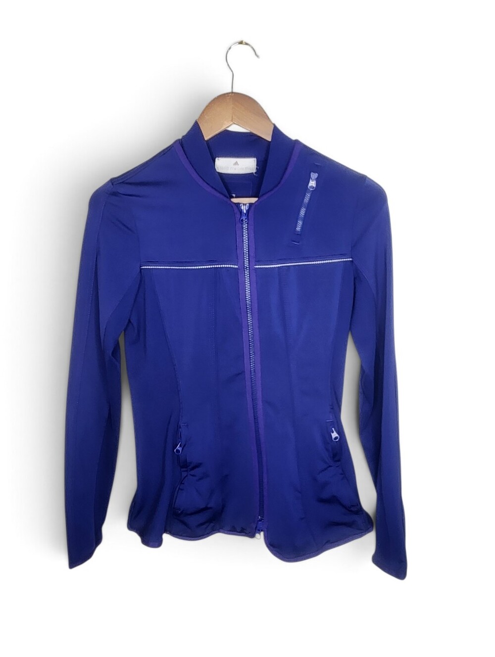 Adidas by Stella McCartney Full Zip Activewear Jacket in Royal Blue Size S